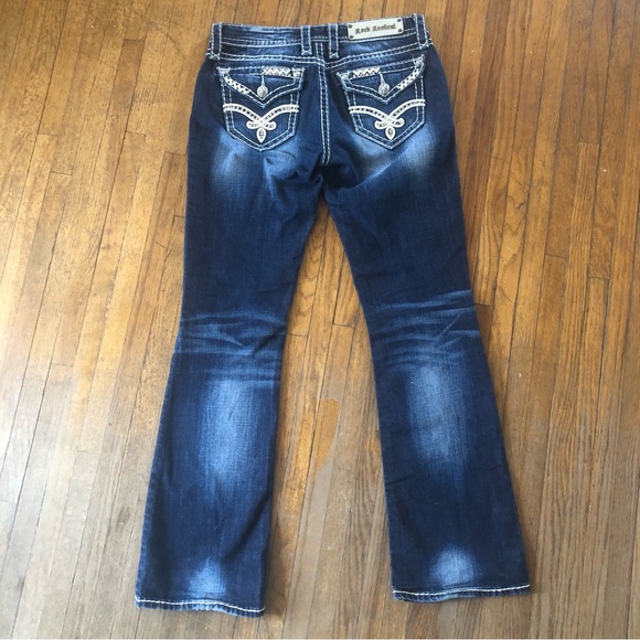Rock Revival Elaina Boot Dark Wash Bootcut Jeans. Size 27 - Picture 7 of 16